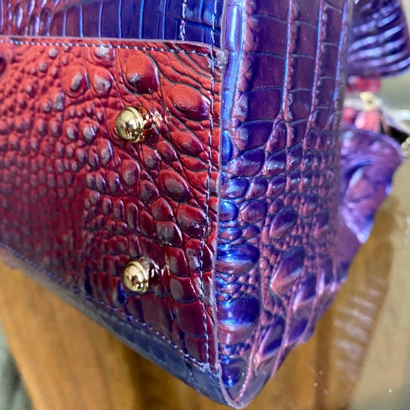 NWT Brahmin Small Finley Dawning Ombre Melbourne Leather - Picture 6 of 9